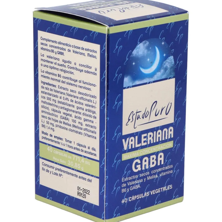 Tongil Estado Puro Valeriana Gaba 40Caps