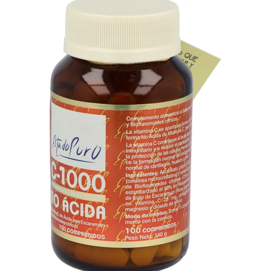Tongil Estado Puro Vitamina C-1000 No Ácida 100Comp