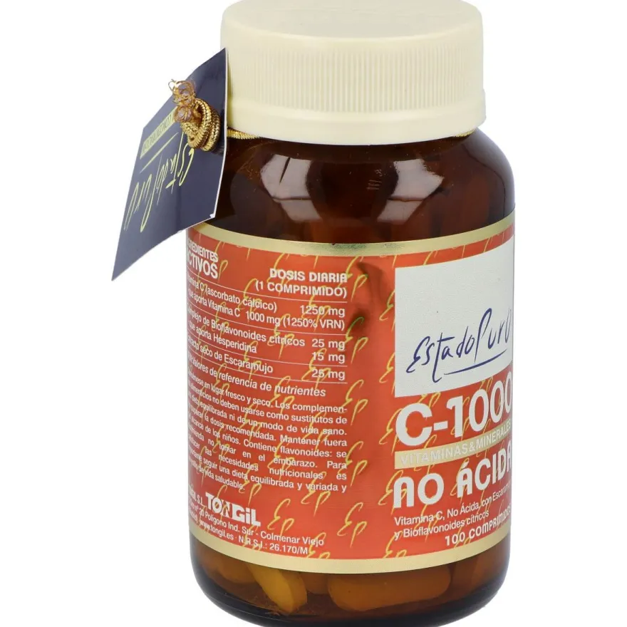 Tongil Estado Puro Vitamina C-1000 No Ácida 100Comp