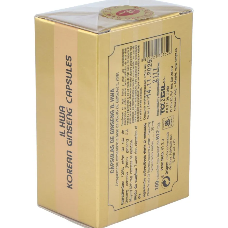 Tongil Ginseng Coreano Il Hwa 100Caps