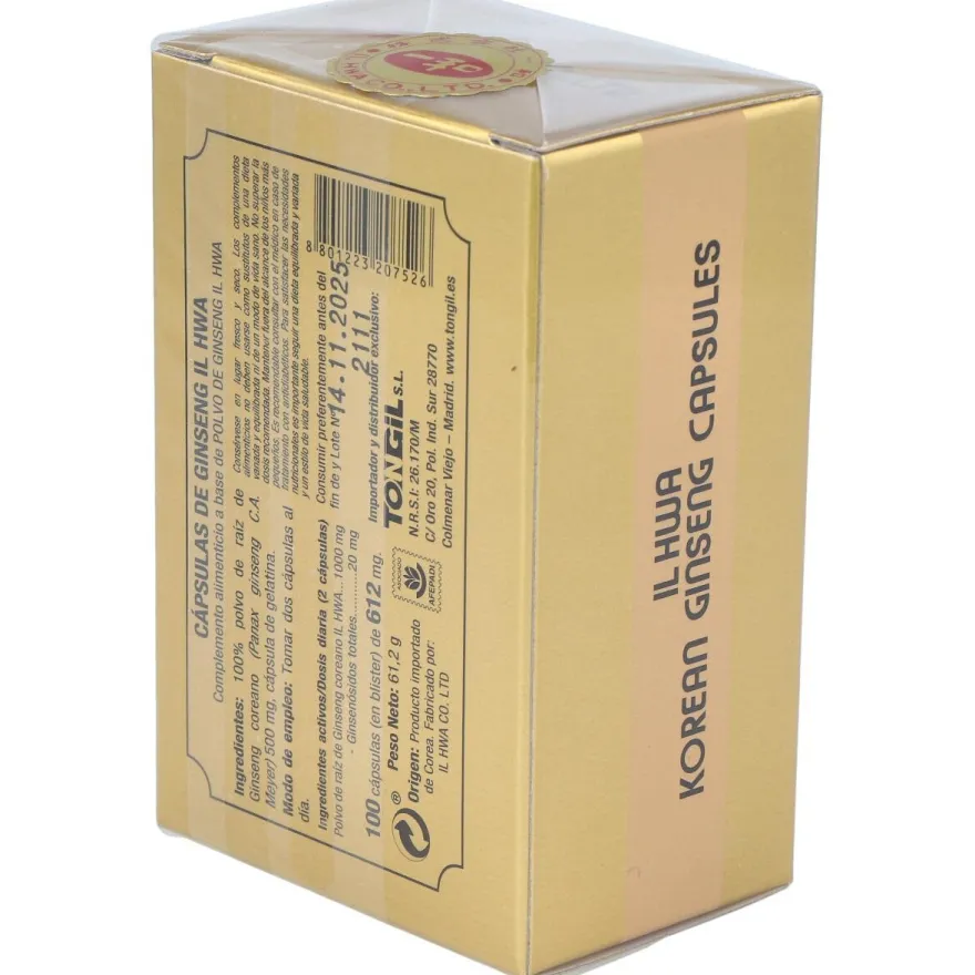 Tongil Ginseng Coreano Il Hwa 100Caps
