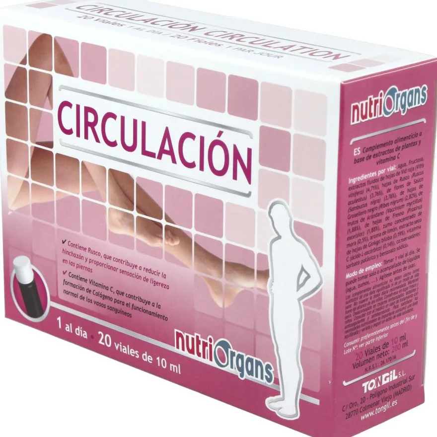 Tongil Nutriorgans Circulación 20Viales