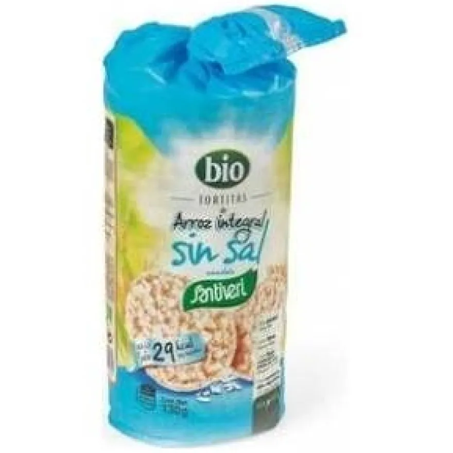 Tortitas de Arroz Integral 100gr. Bio S/sal - Santiveri