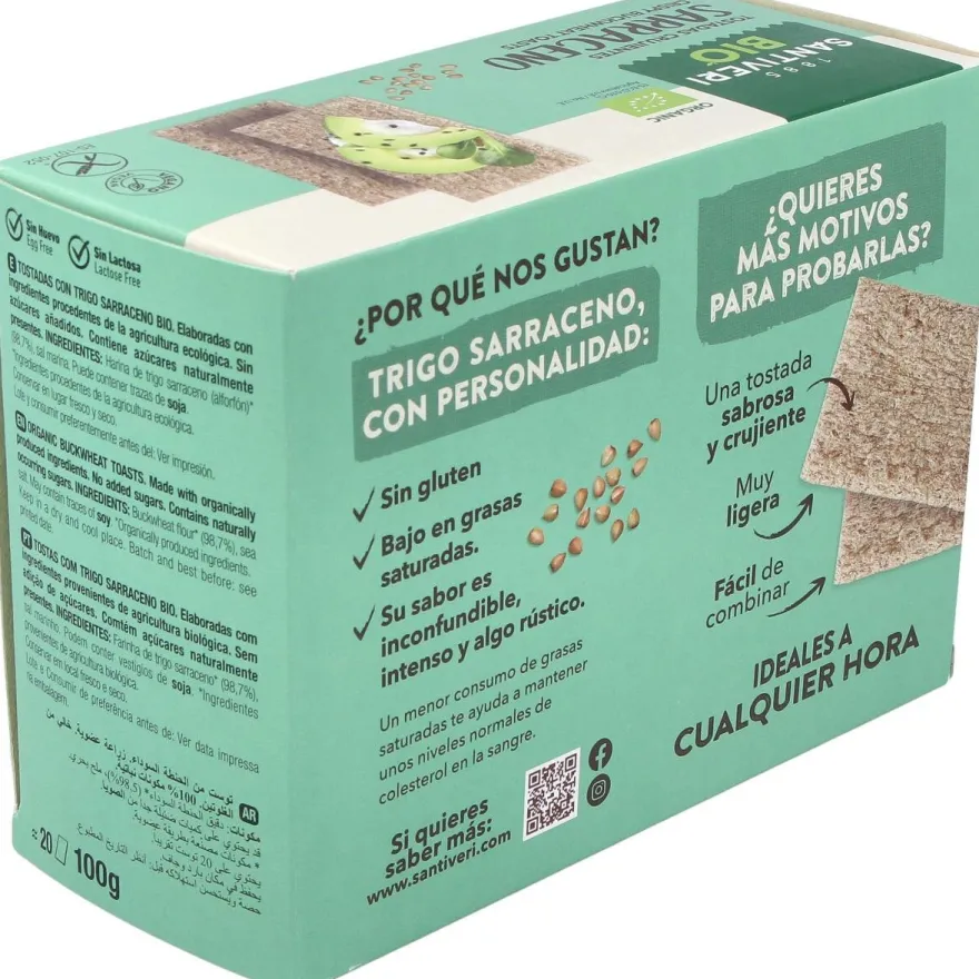 Tostadas De Trigo Sarraceno 100Gr. Bio