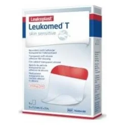 T Plus Piel Sensible 5 X 7.2 Cm, 5 Unidades - Leukomed