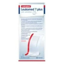 T Plus Piel Sensible 10 X 25 Cm, 5 Unidades - Leukomed
