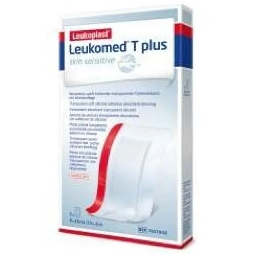 T Plus Piel Sensible 8 X 15 Cm, 5 Unidades - Leukomed