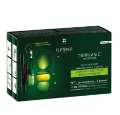 Triphasic Progressive Tratamiento Anticaída Progresiva, 8 x 5,5 ml. - René Furterer