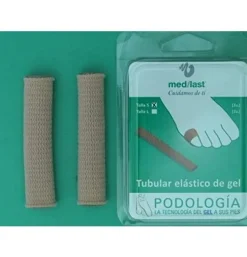 Tubular Elastico Proteccion Dedos Pies - Medilast Forrado de Gel (recort 15 mm X 8 cm T - S 2 U) - Medilast