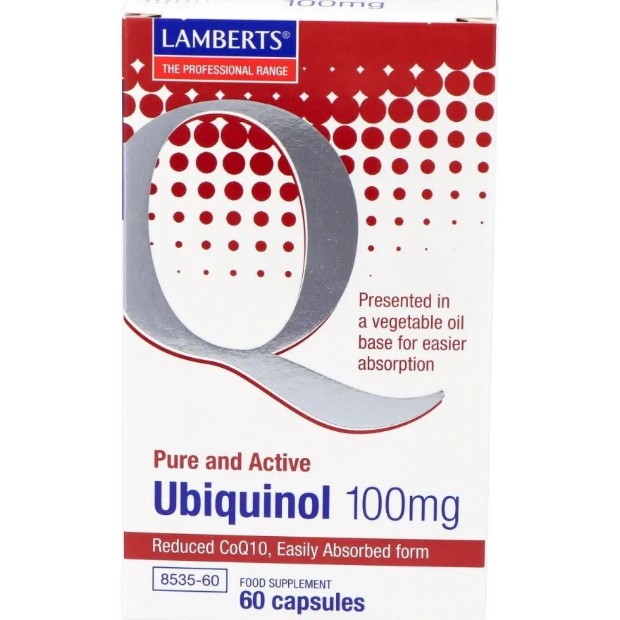 Ubiquinol 100mg. 60cap - Lamberts