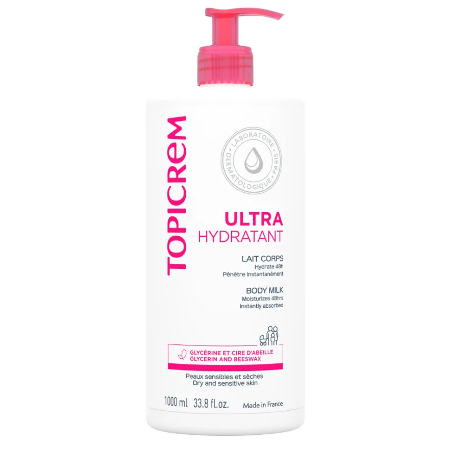 UH Leche Ultra-Hidratante Corporal, 1000 ml. - Topicrem