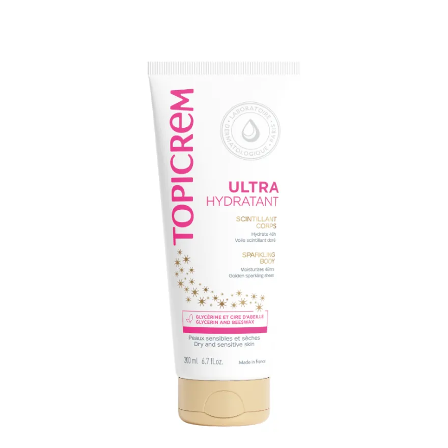UH Leche Ultra-Hidratante Corporal Dorada, 200 ml. - Topicrem
