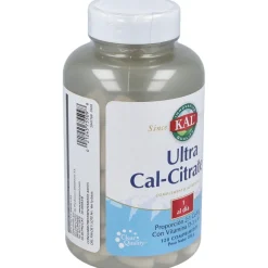 Ultra Cal Citrate + K2 120compr - Solaray