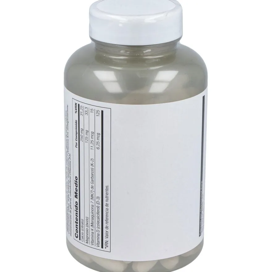 Ultra Cal Citrate + K2 120compr - Solaray