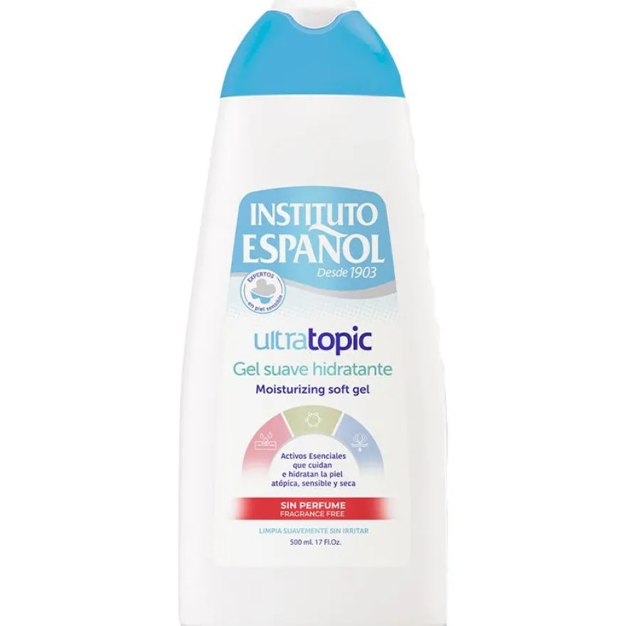 Ultratopic Gel Suave Hidratante 500 ml - Instituto Espaol
