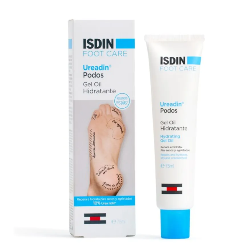 Ureadin Podos Gel Oil, 75 ml. - Isdin