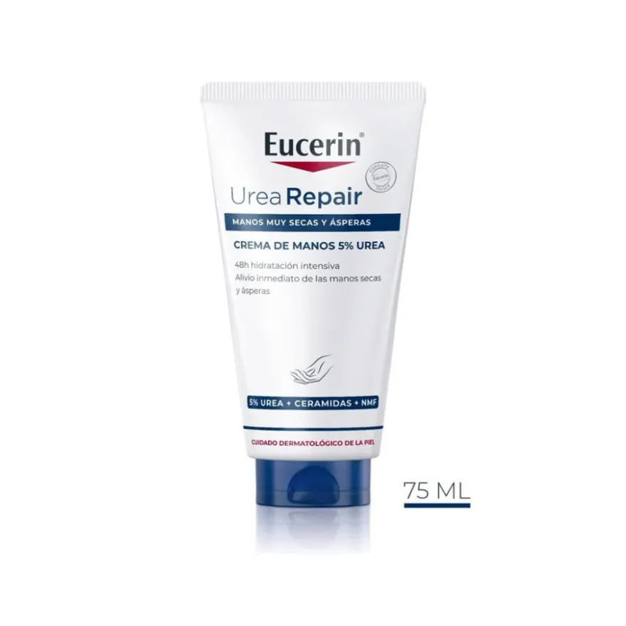 UreaRepair Crema de Manos 5% Urea, 75 ml. - Eucerin