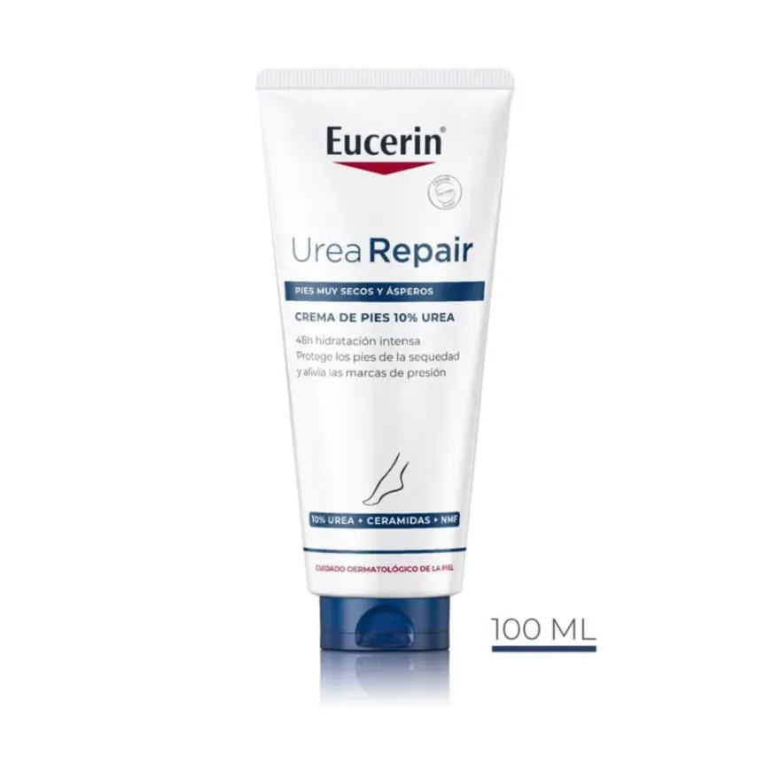 UreaRepair Crema de Pies 10% Urea, 100 ml. - Eucerin
