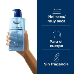 UreaRepair Gel de Baño Suave 5% Urea, 400 ml. - Eucerin