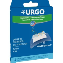 Urgo Apósitos Para Quemaduras Superficiales Resistentes Al Agua 10X7Cm 4U