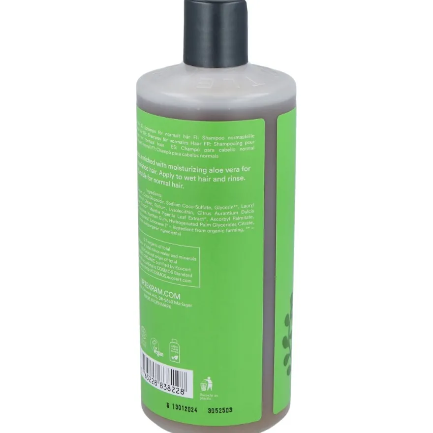 Urtekram Champú De Aloe Vera Para Cabello Normal Bio 500Ml
