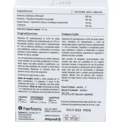 Valeriana Complex 30caps - Herbora