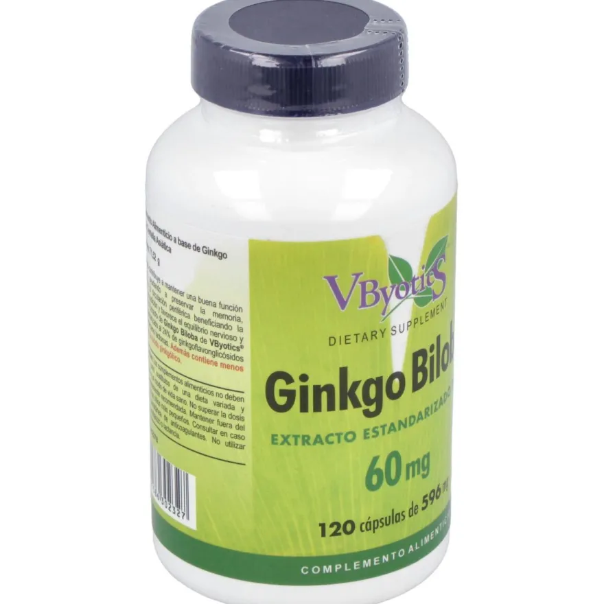 Vbyotics Ginkgo Biloba 60Mg 120Caps