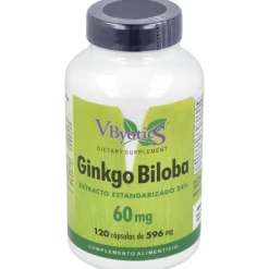 Vbyotics Ginkgo Biloba 60Mg 120Caps