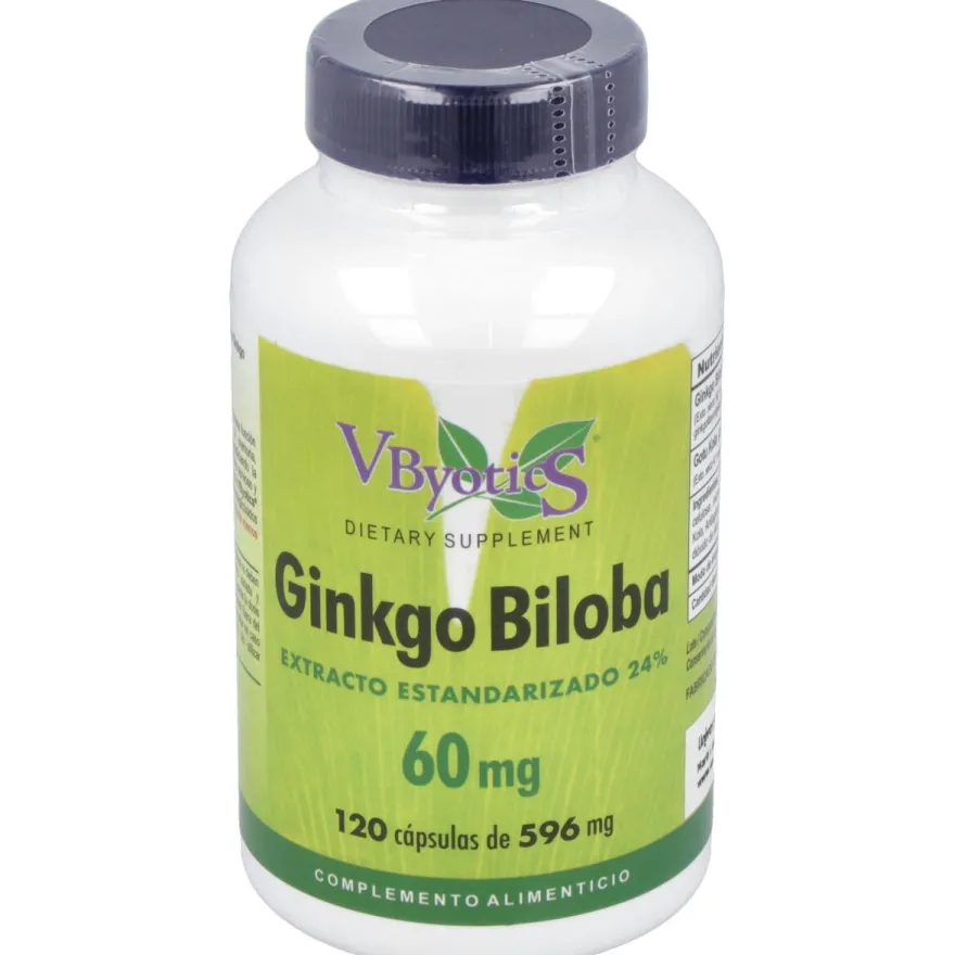 Vbyotics Ginkgo Biloba 60Mg 120Caps