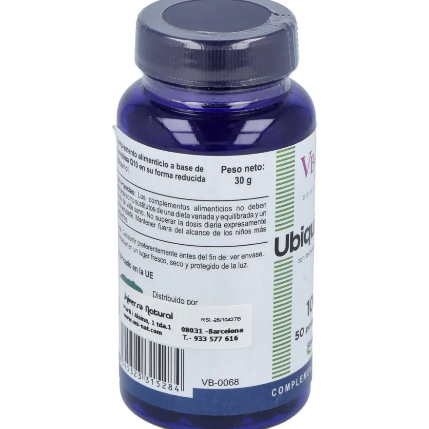 Vbyotics Ubiquinol Qh 100Mg 50 Perlas