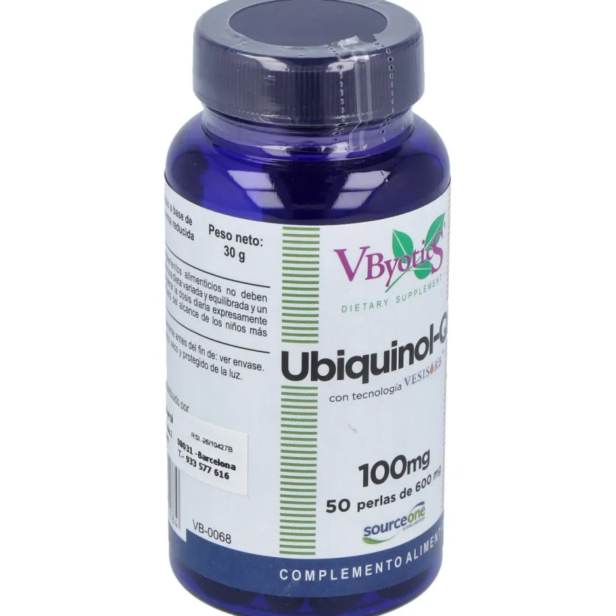 Vbyotics Ubiquinol Qh 100Mg 50 Perlas