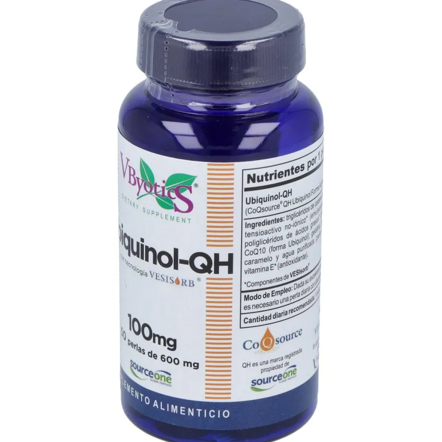 Vbyotics Ubiquinol Qh 100Mg 50 Perlas