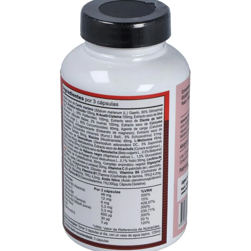 Vedic Health L - Detox Formula Hepatica 100caps - Vbyotics