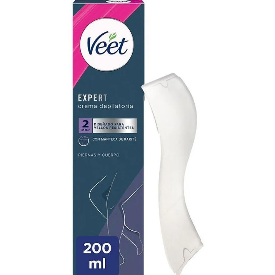 Veet Expert Crema Depilatoria Piernas Y Cuerpo 200Ml