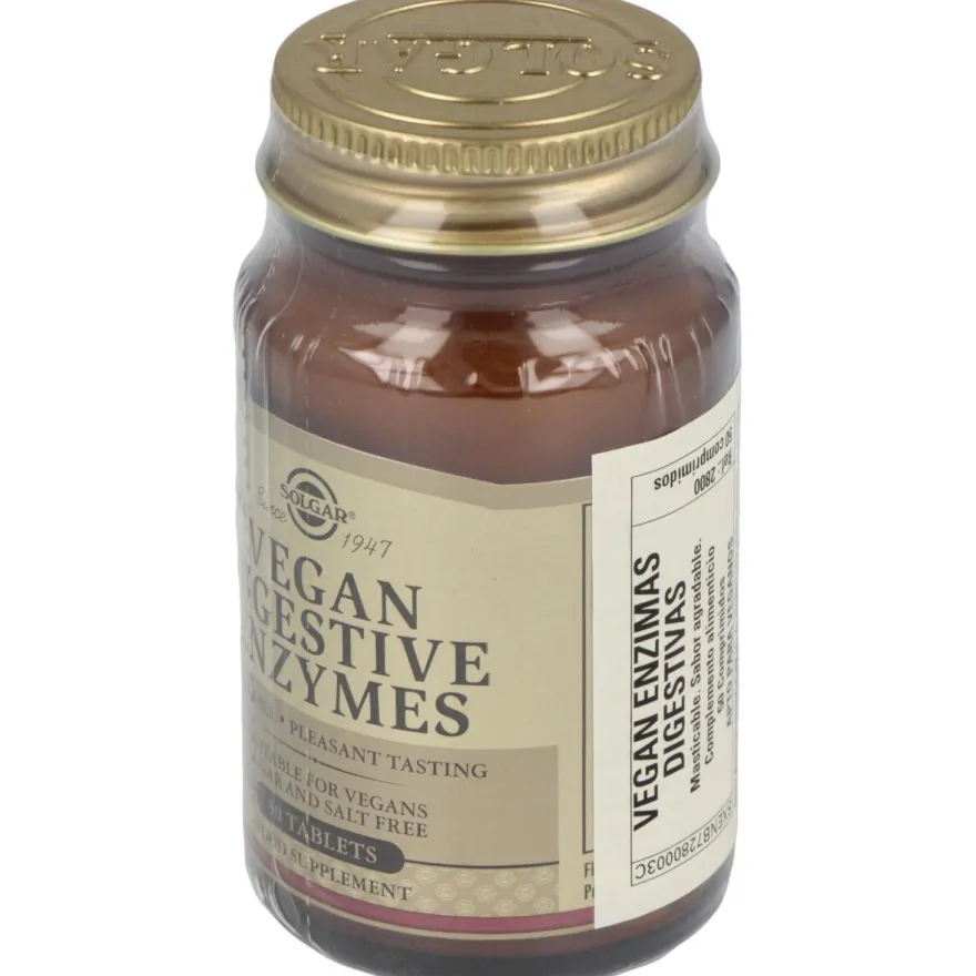 Vegetarlan Enzimas Digestivas 50 Comprimidos - Solgar