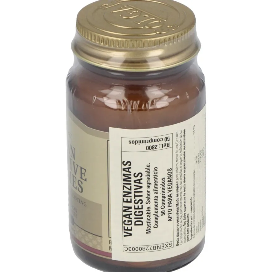 Vegetarlan Enzimas Digestivas 50 Comprimidos - Solgar