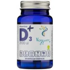 Veggunn Vitamina D3 2500Ui Plus 30 Cápsulas