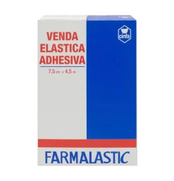 Venda Elastica Adhesiva - Farmalastic (1 Unidad 4,5 M X 7,5 Cm)