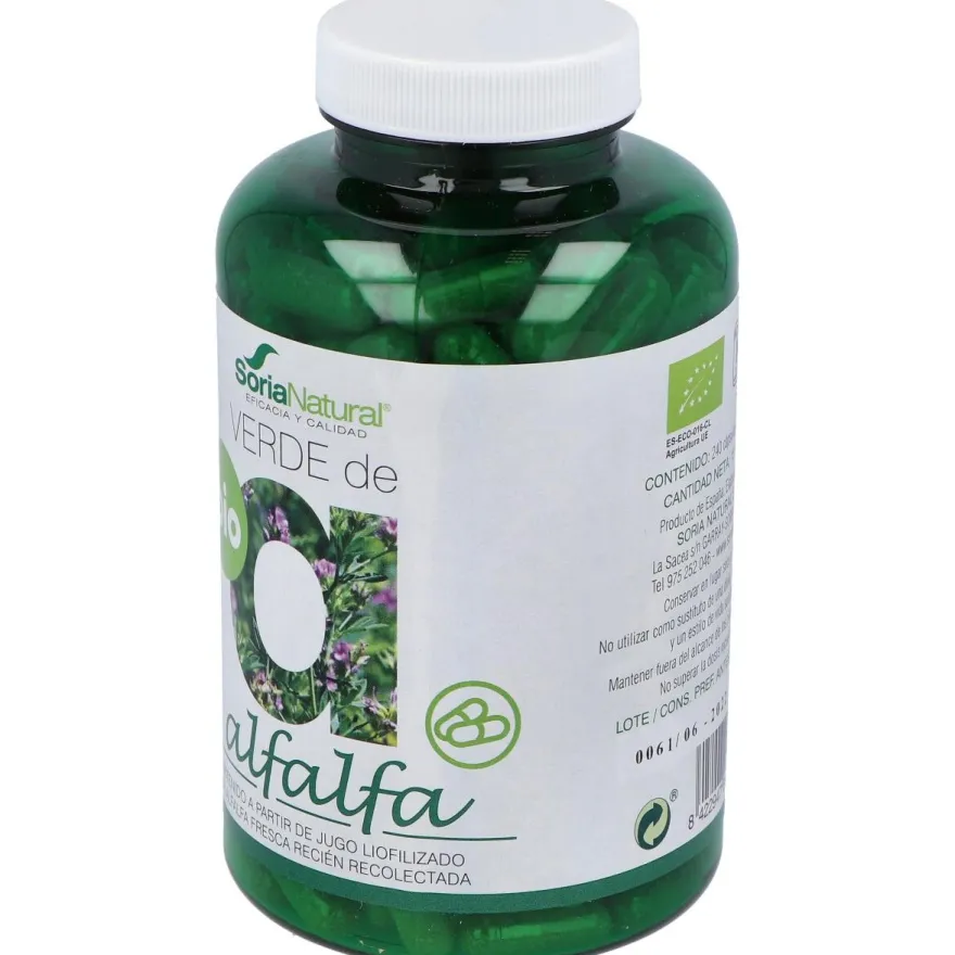 Verde de Alfalfa Bio 240caps - Soria Natural