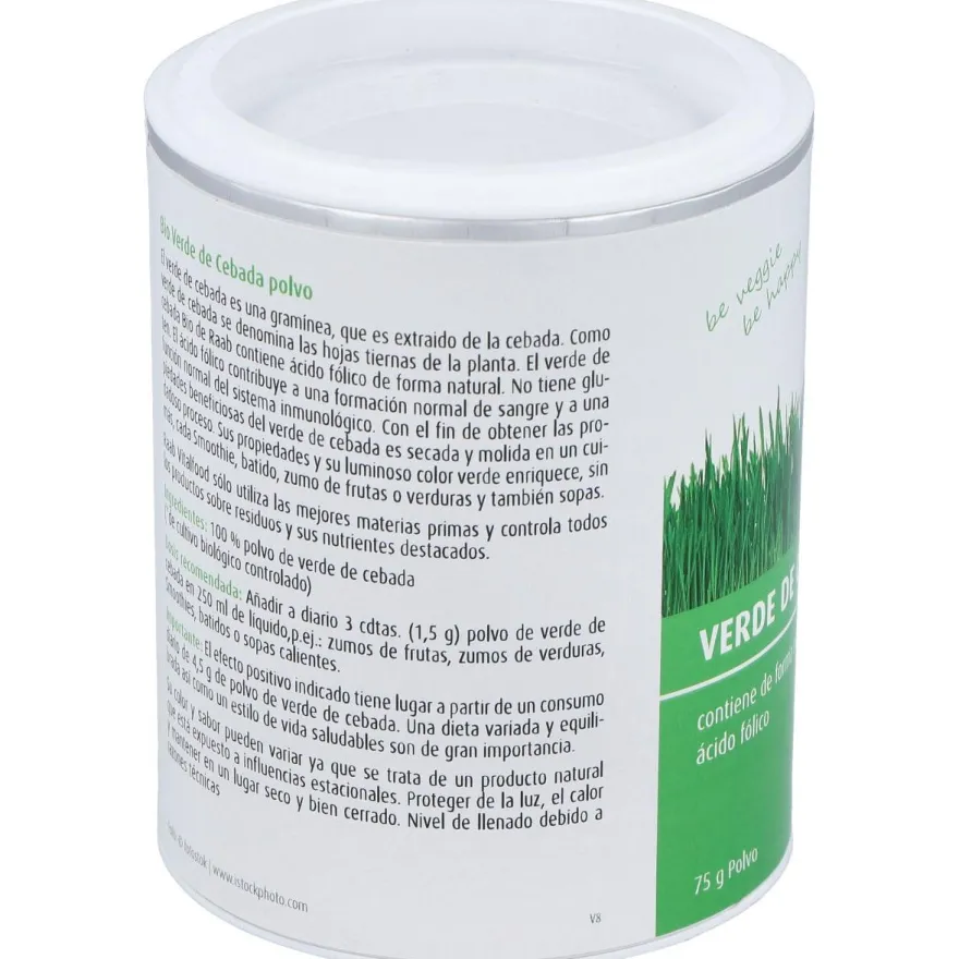 Verde de Cebada Polvo 75gr. Bio - Raab Vitalfood