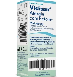 Vidisan Alergia Con Ectoin Colirio Multidosis, 10 ml. - Bausch + Lomb