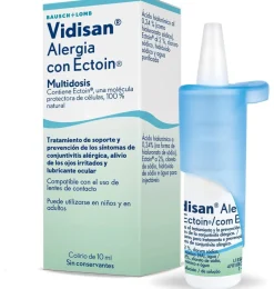 Vidisan Alergia Con Ectoin Colirio Multidosis, 10 ml. - Bausch + Lomb