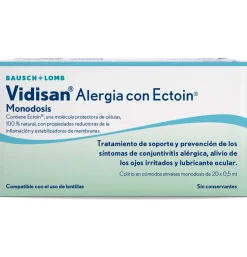 Vidisan Alergia Con Ectoin Colirio Monodosis 20 x 0,5 ml. - Bausch + Lomb