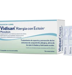 Vidisan Alergia Con Ectoin Colirio Monodosis 20 x 0,5 ml. - Bausch + Lomb