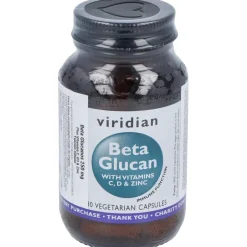 Viridian Beta Glucano 250Mg Plus Vit C D Y Zinc 30Caps