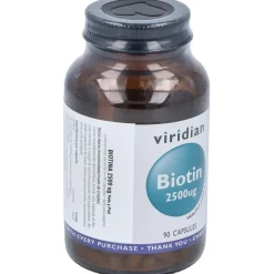 Viridian Biotina 2500 Ug 90Caps