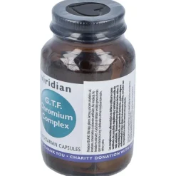 Viridian Complejo De Cromo G.T.F 30Cáps