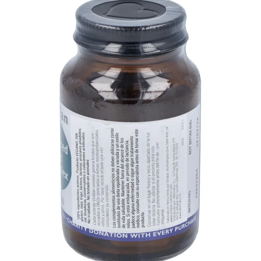 Viridian Complejo De Zinc Equilibrado 30Cáps
