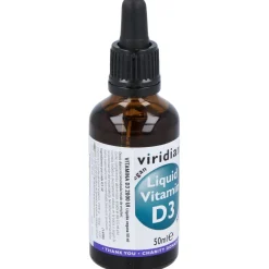 Viridian Vitamina D3 Líquida Vegana 2000Iu 50Ml
