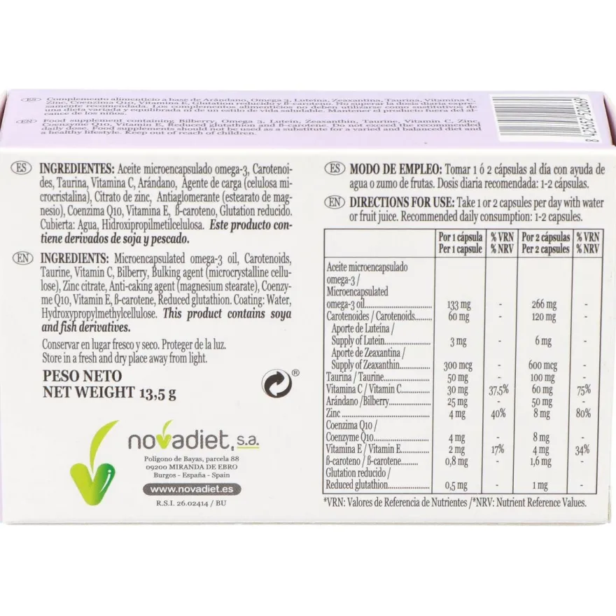 Vistaina 30 Vcaps - Novadiet